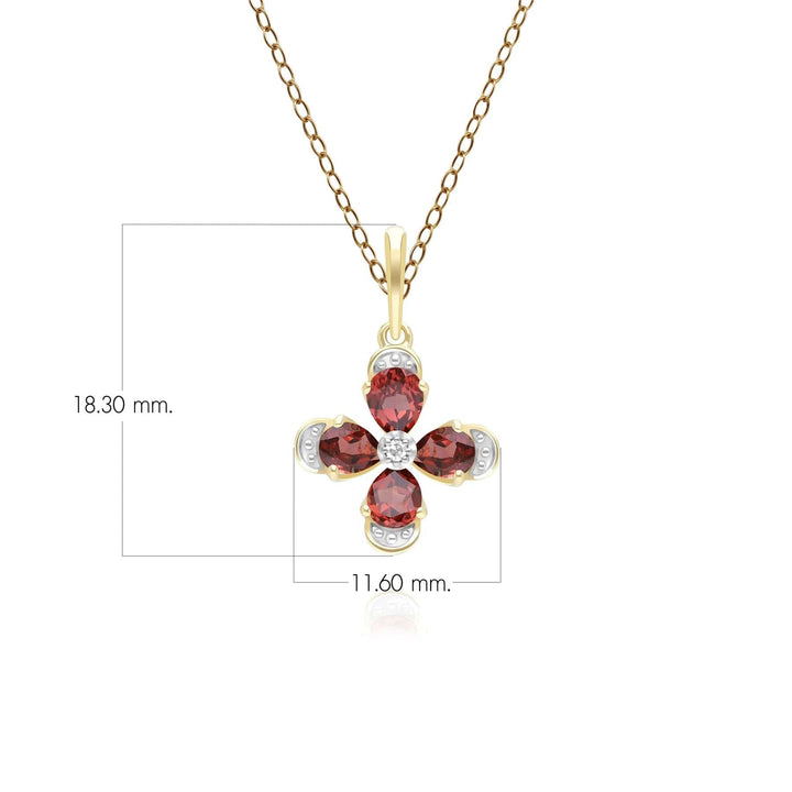floral-garnet-diamond-pendant-necklace-in-9ct-yellow-gold-132p1917029 Dimensions