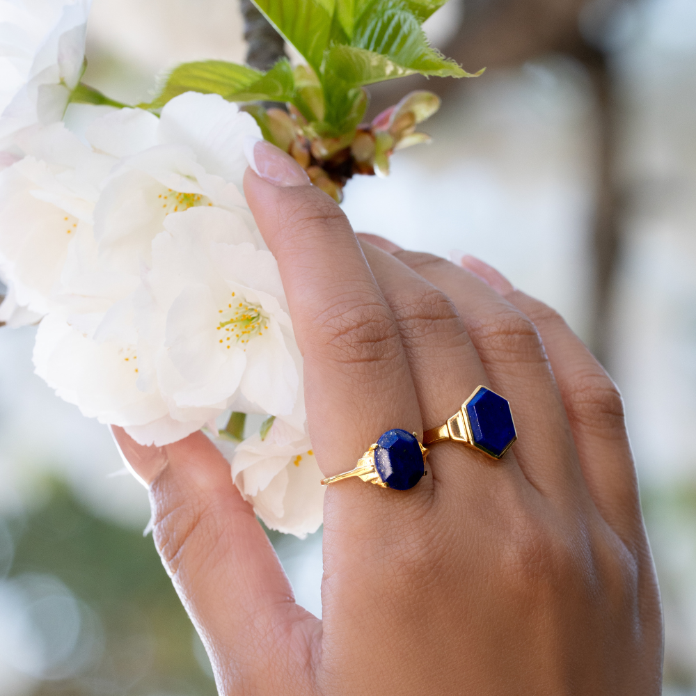 Gemstone Rings Collection in Sterling Silver and Gold