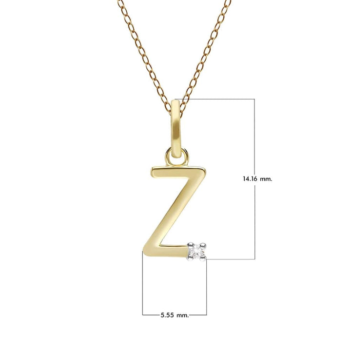 191P0738019_Initial_Diamond_Letter_Necklace_In_9ct_Yellow_Gold_Z