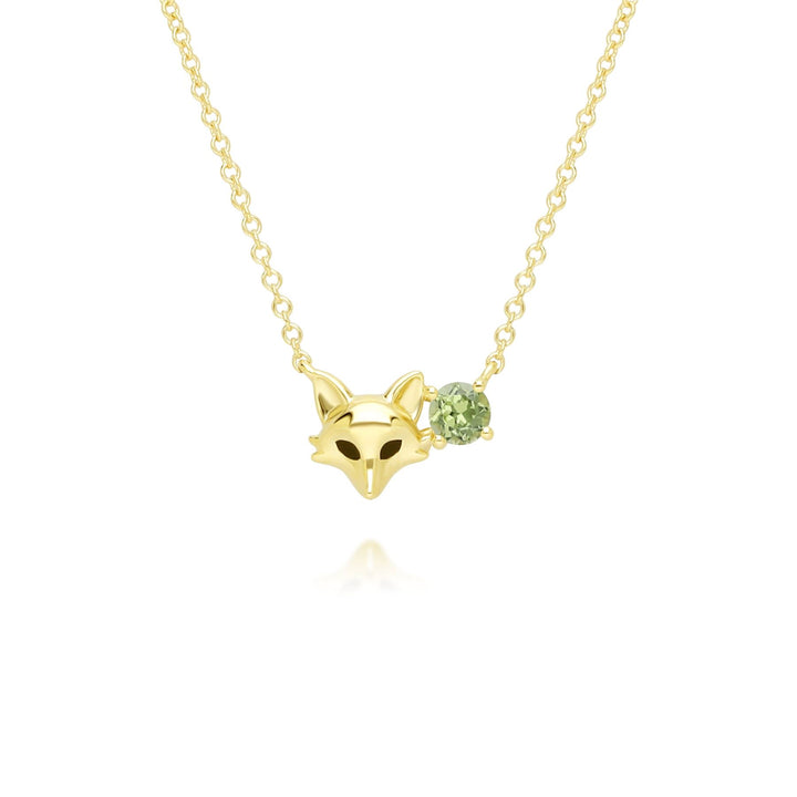gardenia-peridot-fox-necklace-in-9ct-yellow-gold-135n0423039