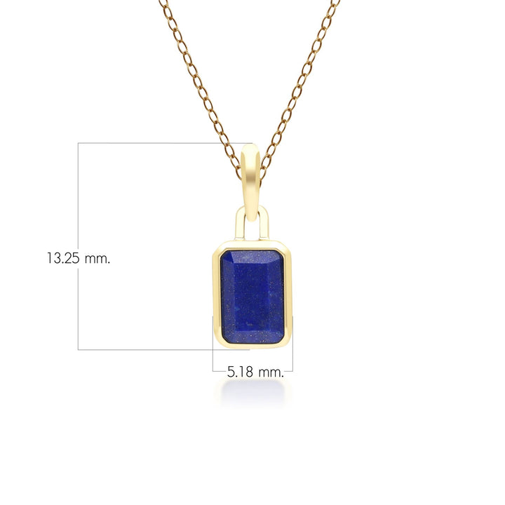 classic-baguette-lapis-lazuli-pendant-necklace-in-9ct-yellow-gold-135p2133029 Dimensions