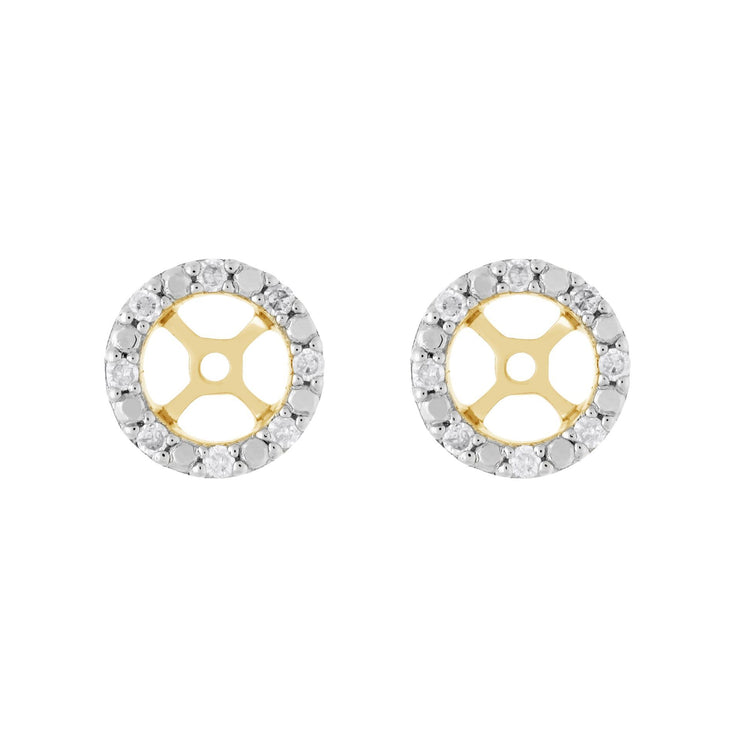 Classic Round Diamond Earring Jacket Image 1