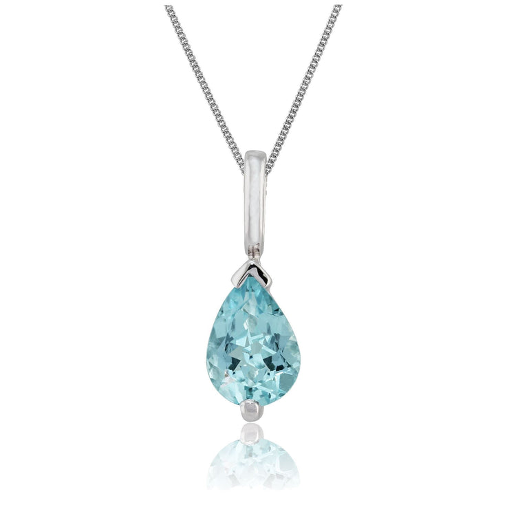 Classic Aquamarine Pendant Image 1