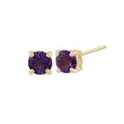 Classic Amethyst Stud Earrings Image 1