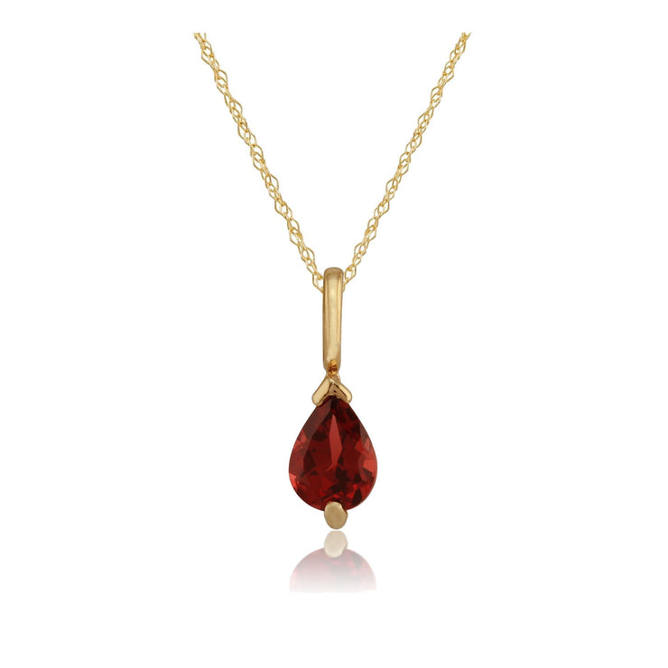 Classic Garnet Pendant Image 1
