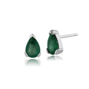 Classic Emerald Stud Earrings Image 1
