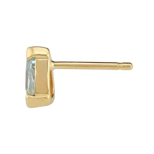 Classic Aquamarine Stud Earrings & Pendant Set Image 3