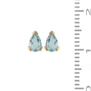 Classic Aquamarine Stud Earrings & Pendant Set Image 4