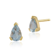 Classic Aquamarine Stud Earrings Image 1