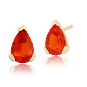 Classic Fire Opal Stud Earrings Image 1