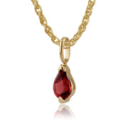 Classic Garnet Pendant Image 2