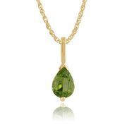 Classic Peridot Stud Earrings & Pendant Set Image 4