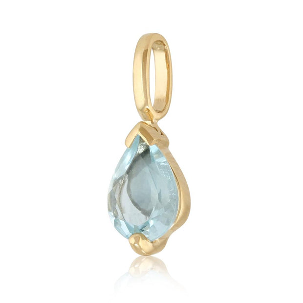 Classic Aquamarine Pendant Image 2