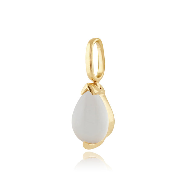 Classic Moonstone Pendant on Chain Image 2