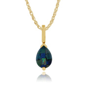 Classic Opal Triplet Pendant on Chain Image 1