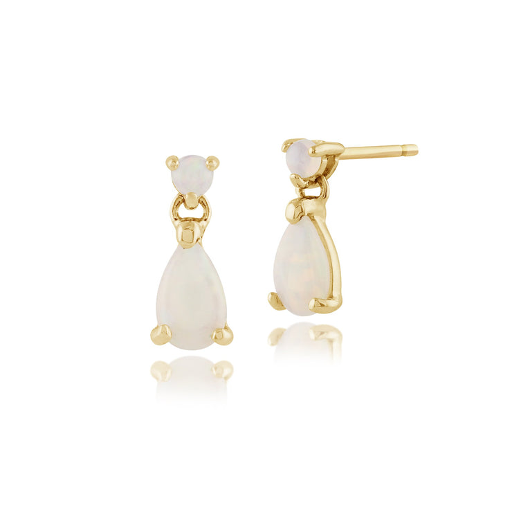 Classic Opal Drop Earrings Image 1