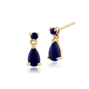 Classic Lapis Lazuli Drop Earrings Image 1