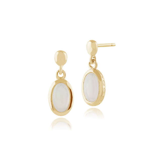 Classic Opal Drop Earrings Image 1
