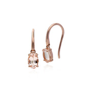 Classic Morganite Drop Earrings Image 1