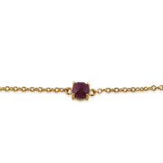 Classic Ruby Checkerboard Bracelet Image 1