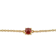 Classic Garnet Checkerboard Bracelet Image 1