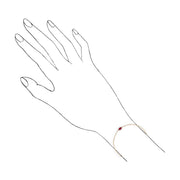 Classic Oval Ruby Single Stone Bracelet Image 3