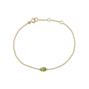 Classic Peridot Pendant & Bracelet Set Image 2