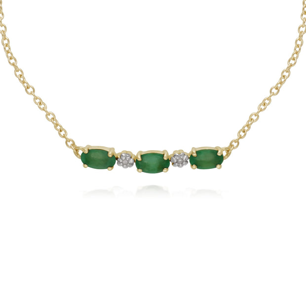 Classic Emerald and Diamond Bracelet Image 1