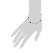 Classic Sapphire & Diamond Tennis Bracelet Image 3