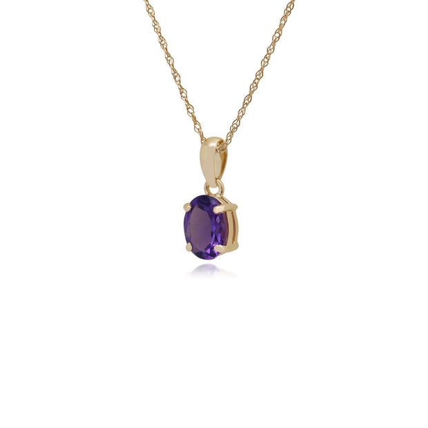 Classic Amethyst Pendant Image 2