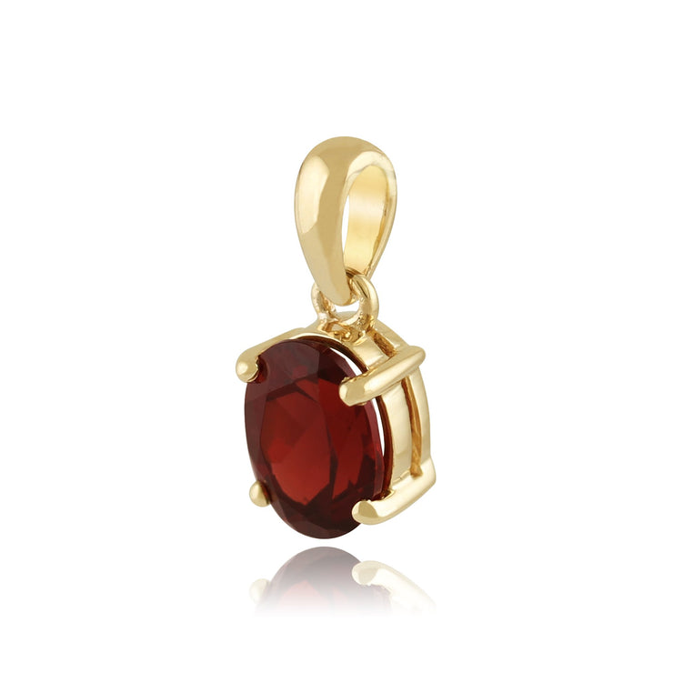 Classic Garnet Pendant Image 2