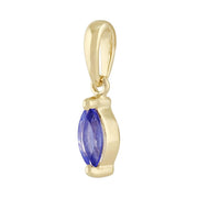 Classic Tanzanite Stud Earrings & Pendant Set Image 5