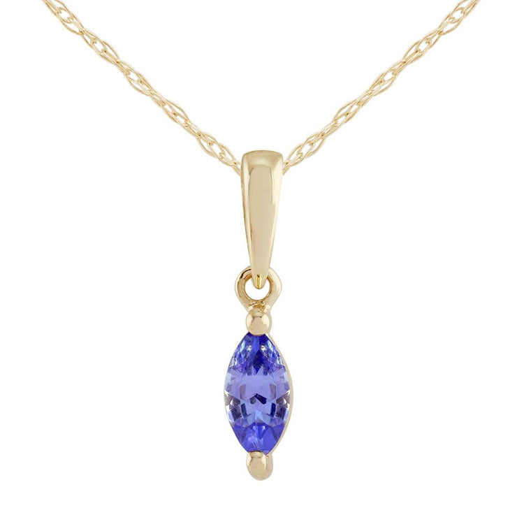 Classic Tanzanite Stud Earrings & Pendant Set Image 4