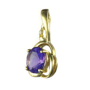 Classic Amethyst & Diamond Stud Earrings & Pendant Set Image 6