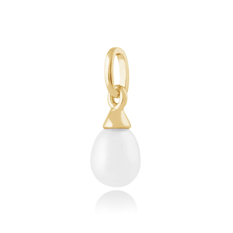 Classic Freshwater Pearl Pendant on Chain Image 2