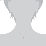 Classic Triangle Opal Stud Earrings & Pendant Set Image 6