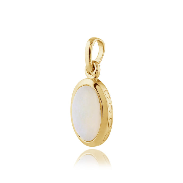 Classic Opal Pendant on Chain Image 2