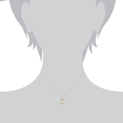 Classic Oval Opal Single Stone Bezel Drop Earrings & Pendant Set Image 6