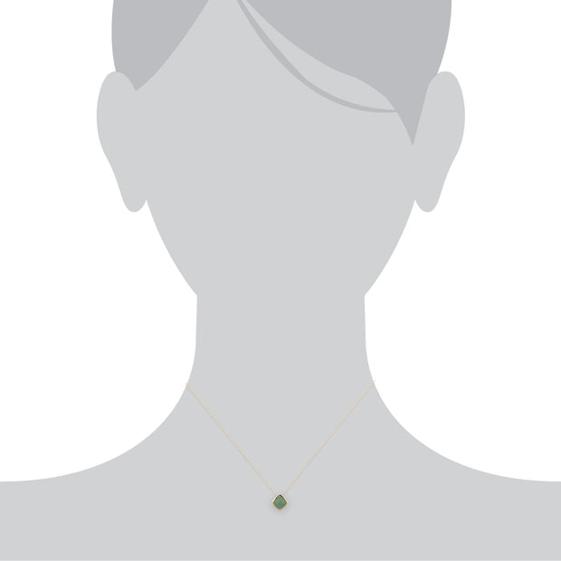 Classic Jade Bezel Pendant Image 3