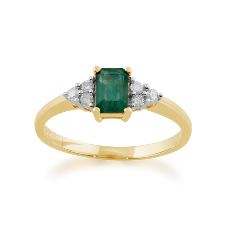 Emerald and Diamond Ring Image 1