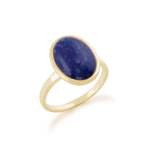 Lapis Lazuli Statement Ring Image 2