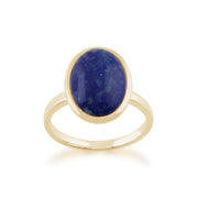 Lapis Lazuli Statement Ring Image 1