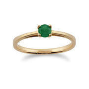 Gold Emerald Ring Image 1