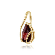 Classic Garnet Pendant on Chain Image 2