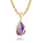 Classic Amethyst Pendant Image 1