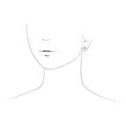 Classic Oval Aquamarine Stud Earrings Image 3