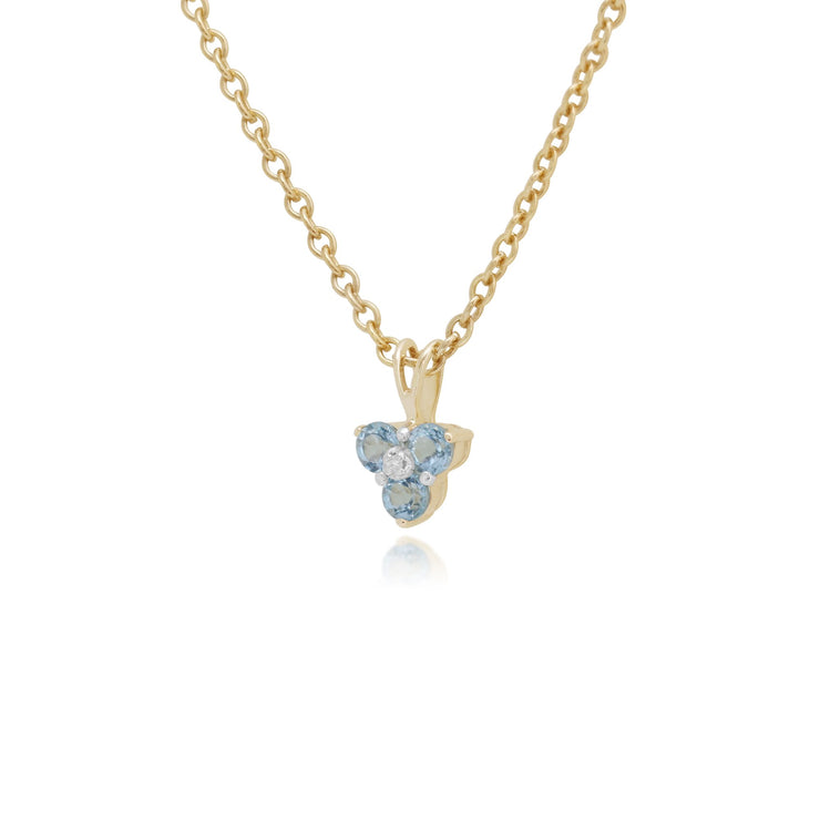 Classic Sapphire & Diamond Necklace Image 2