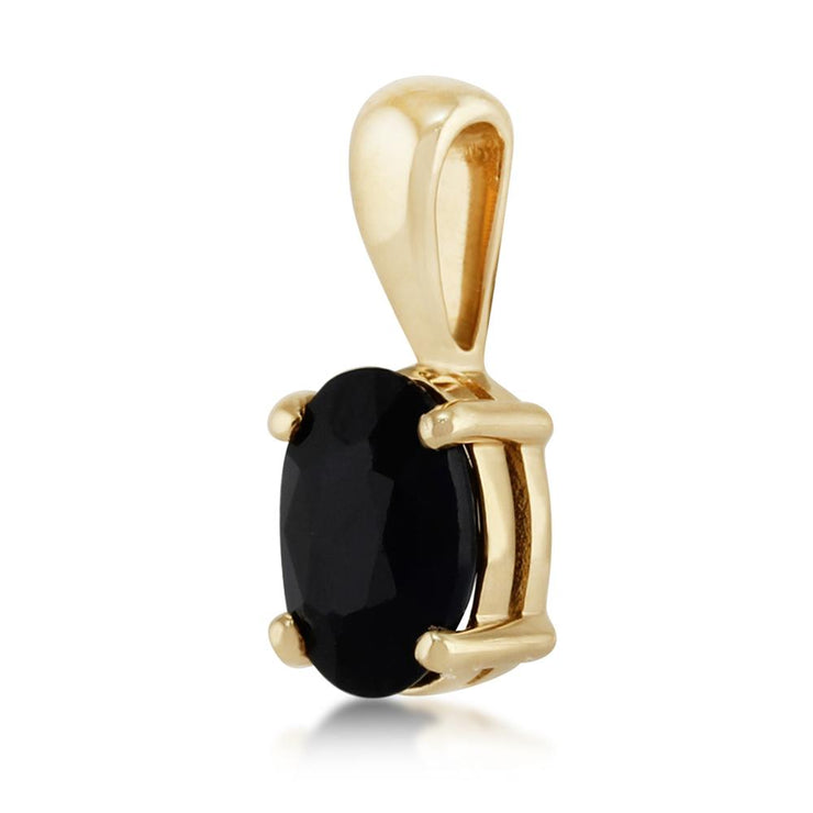 Classic Sapphire Stud Earrings & Pendant Set Image 6