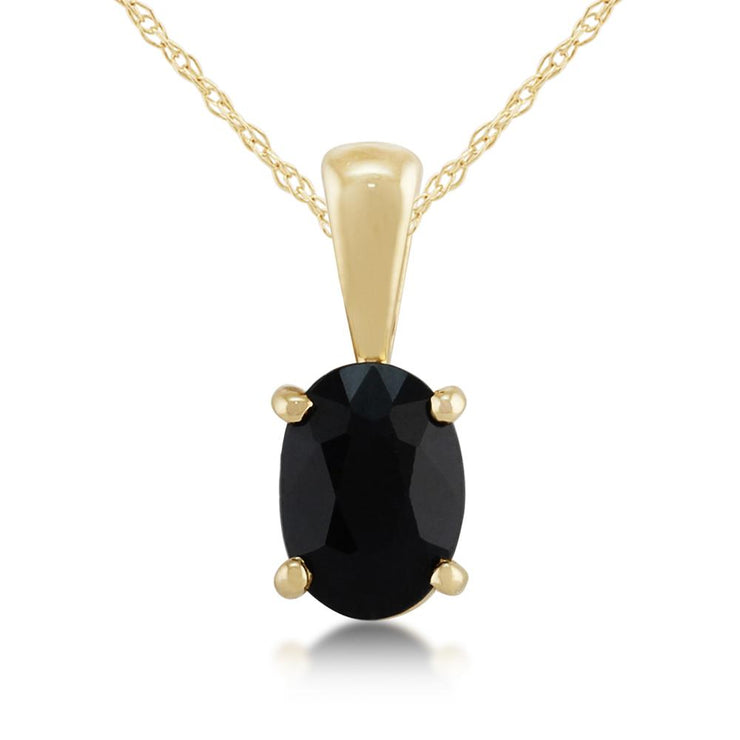 Classic Sapphire Stud Earrings & Pendant Set Image 5