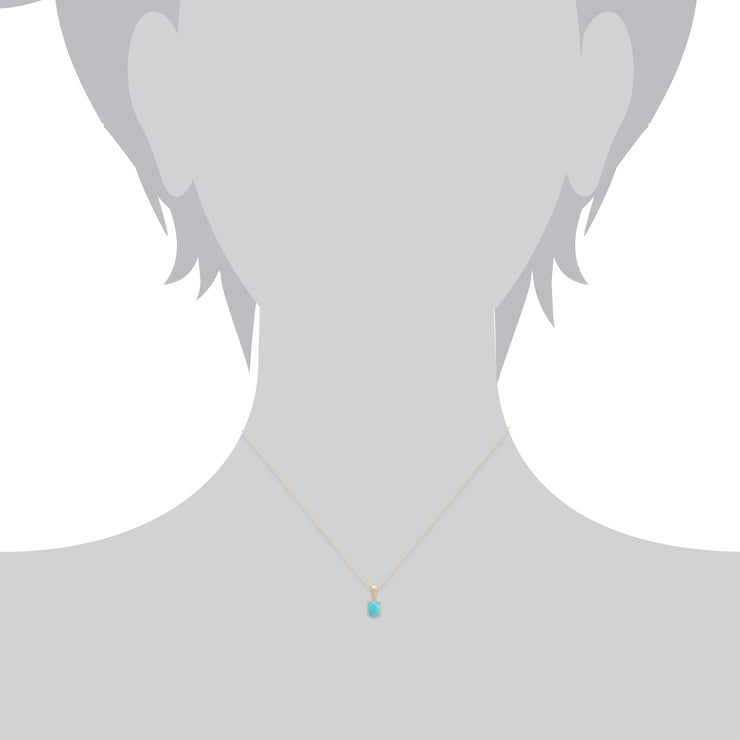 Classic Turquoise Pendant Image 3